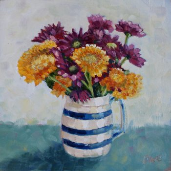 Clare Tebboth Artist at Vitreus Art - Thoughtful Gift original oil painting