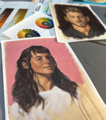 Create amazing oil portraits on this workshop at Vitreus Art
