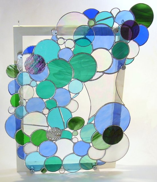 Vitreus Art Stained Glass Cornish Surf