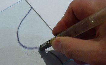 Cutting difficult shapes in glass