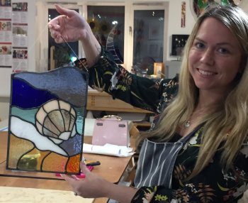 Stained glass evening course with Vitreus Art session 1 - designing for glass