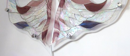 Flight - wall mounted stained glass art by Vitreus Art