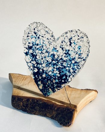 Original fused glass art by Vitreus Art, on show at the gallery near Towcester and Milton Keynes in Northants