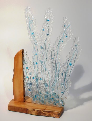 Original fused glass art by Vitreus Art, on show at the gallery near Towcester and Milton Keynes in Northants