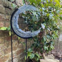 Fused Glass Ocean Wave garden glass by Vitreus Art - click to view and buy online