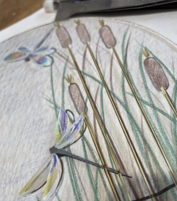 Make your own fused glass garden art on thi new half-day workshop at Vitreus Art