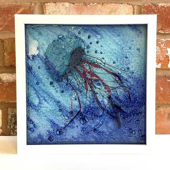 Original fused glass art by Jenny Timms of Vitreus Art, on show at the gallery near Towcester and Milton Keynes in Northants
