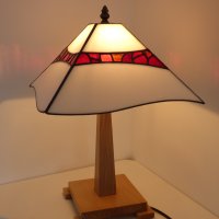 Mosaic style tiffany Stained Glass Lamp at Vitreus Art Gallery