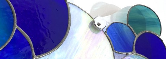 Vitreus Art makes stained glass wall art in the UK at their studio in Northants UK