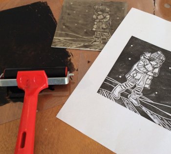 Mixed media madness course - inks, paints, materials