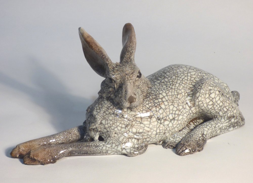 Richard Ballantyne ceramic sculpture Raku artist at Vitreus Art