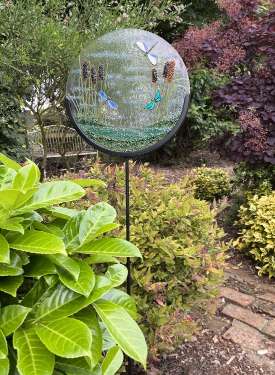 Vitreus Art Rushes Garden Glass Art