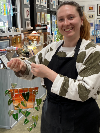 Stained glass evening course with Vitreus Art - choose leading or foiling on this course