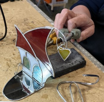 Mastering the essentials of 3d copper foiled stained glass at Vitreus Art