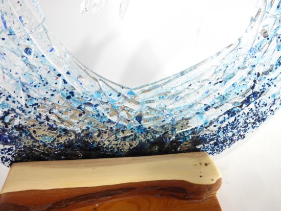 Original fused glass art by Jenny Timms of Vitreus Art, on show at the gallery near Towcester and Milton Keynes in Northants