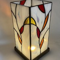 Stained Glass lamp at Vitreus Art - White Light - click to view and buy online