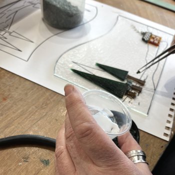 Join this new Glass Fusing Christmas craft workshop at Vitreus Art